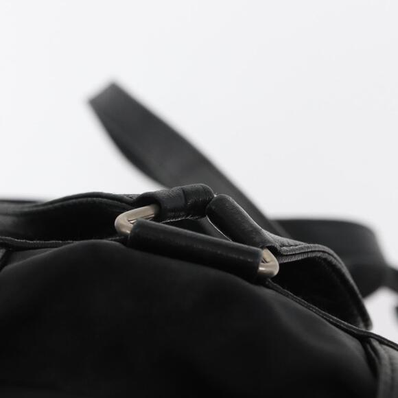 PRADA Backpack Nylon Black Silver Auth 151620 main image 13